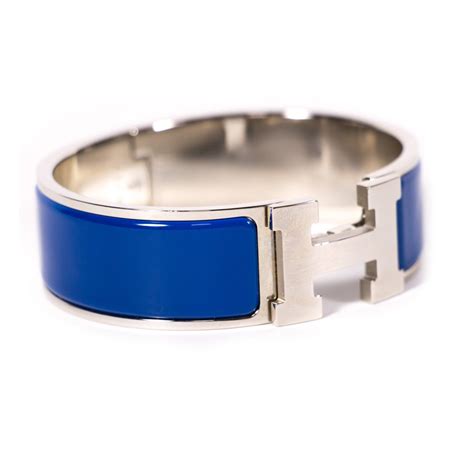 hermes bracelet blue|hermes clic h price.